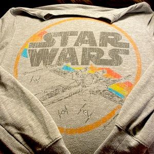 Grey used old school Star Wars sweatshirt size M